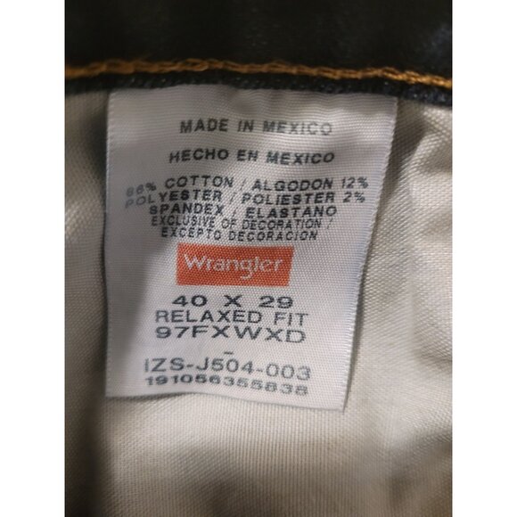 Wrangler Mens Relaxed Fit Jeans 40 x 29 Western cowboy casual Normcore Blokecore - Picture 3 of 3